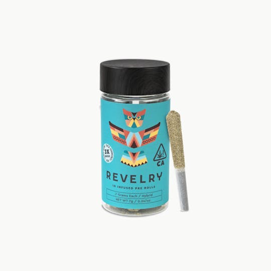 Revelry Herb Co - POG Juice - Hybrid - Infused Pre Roll 10pk (7g) - 1