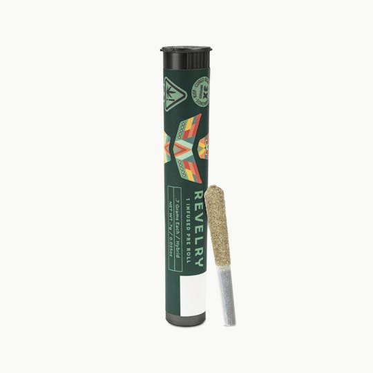 Revelry Herb Co - Peanut Butter Cups - Hybrid - Infused Pre Roll Single (0.7g) - 1
