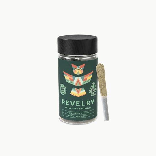 Revelry Herb Co - Peanut Butter Cups - Hybrid - Infused Pre Roll 10pk (7g) - 1