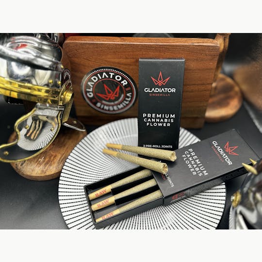 Gladiator Cannabis - 1g Sug Lf Preroll | Daily Grape - 1