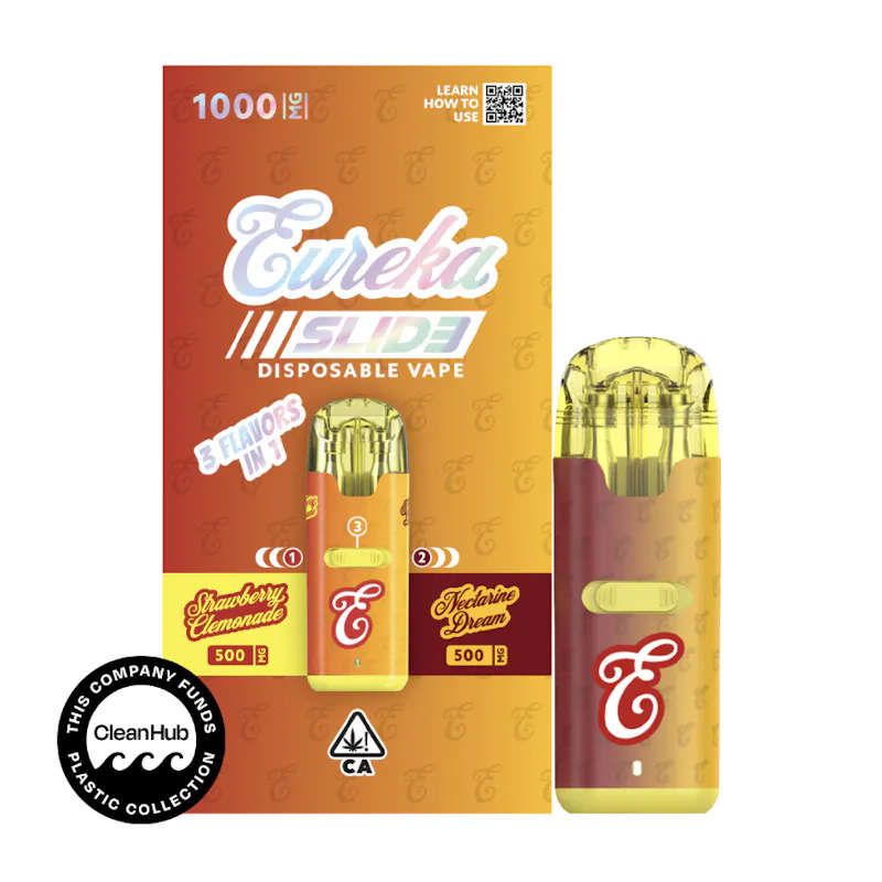 Eureka 1g SLID3 FUSION - Strawberry Clemonade x Nectarine Dream
