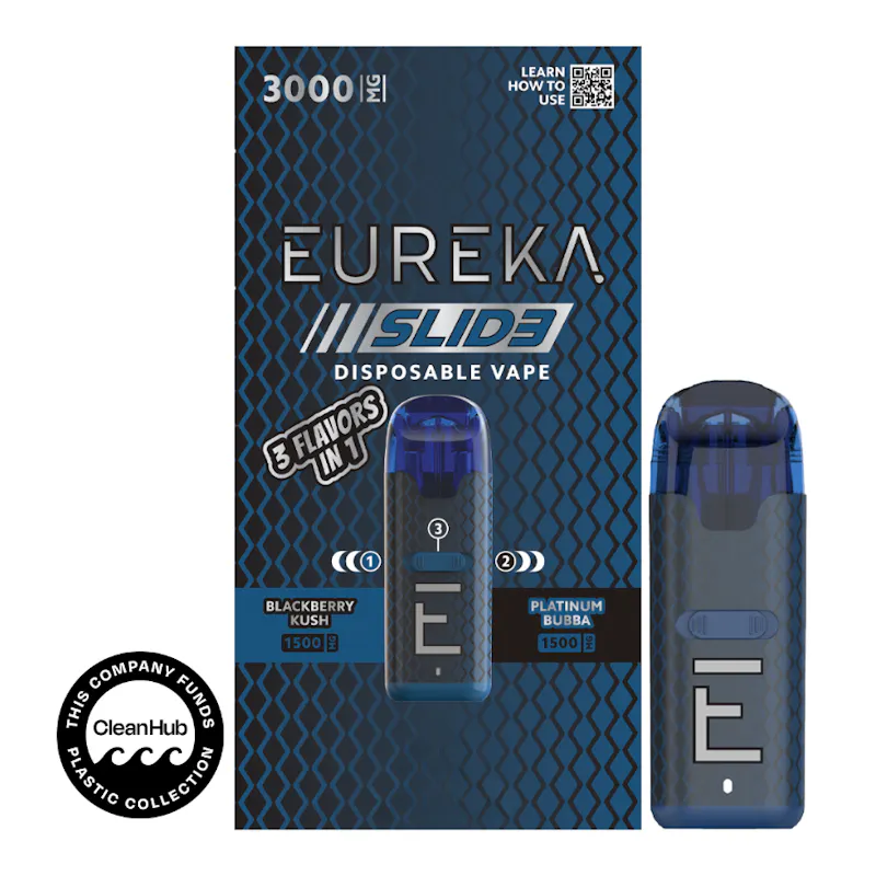 Eureka 3g SLID3 CLASSIC - Blackberry Kush x Platinum Bubba disposable