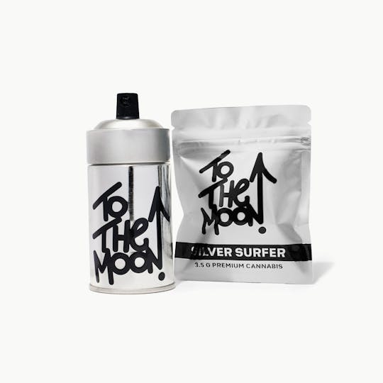 To The Moon - TTM Spray Can Packaged Flower - 3.5g - Silver Surfer - 1