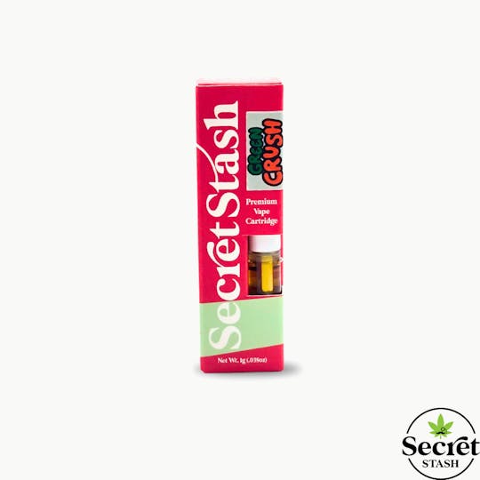 Secret Stash - Secret Stash | Distillate Cart | Sativa | Green Crush | 1g - 1