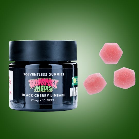 Monopoly Melts - 250mg - Black Cherry Limeade Solventless Gummies - 1
