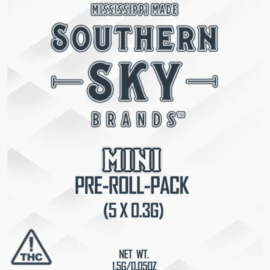 Southern Sky Brands - Who Dank 0.3g Pre Roll 5 Pack (21.2% THC) - 1