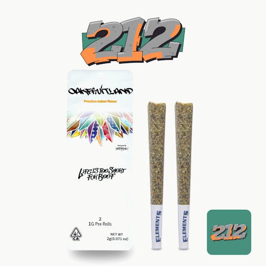 Oakfruitland (OFL) - 212 Pre Roll 2g - Dual Pack Series - 1