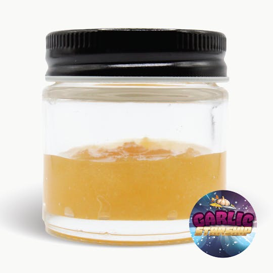 Gas Station Cultivation - Garlic Starship Cured Resin Sugar & Sauce 14g Baller Jar - 1
