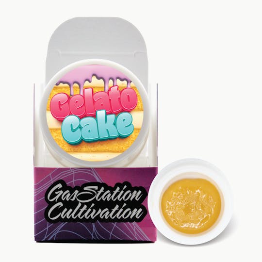 Gas Station Cultivation - Gelato Cake Live Resin Badder 3.5g - 1
