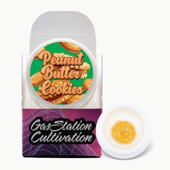 Gas Station Cultivation - Peanut Butter Cookies Live Resin Badder 1g - 1