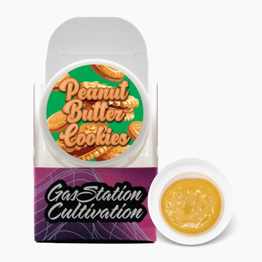 Gas Station Cultivation - Peanut Butter Cookies Live Resin Badder 3.5g - 1