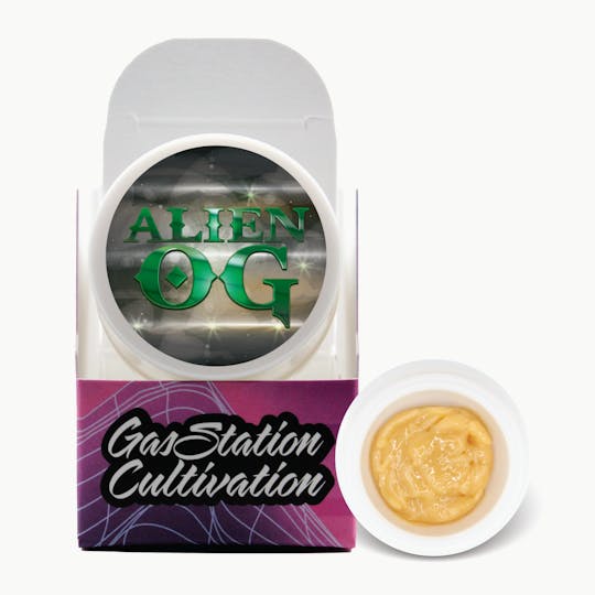 Gas Station Cultivation - Alien OG Cured Resin Badder 3.5g - 1