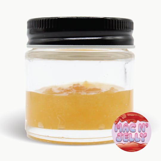 Gas Station Cultivation - Mac N' Jelly Cured Resin Sugar & Sauce 14g Baller Jar - 1