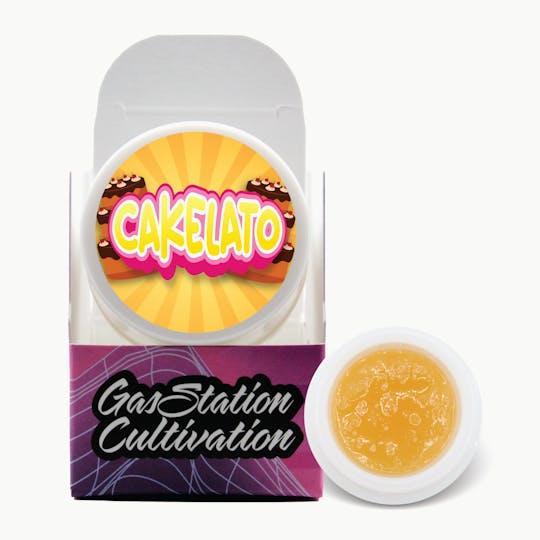 Gas Station Cultivation - Cakelato Cured Resin Sugar & Sauce 3.5g - 1