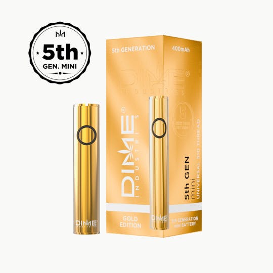 Dime Industries - Dime Industries 5th Generation Mini 510 Thread Battery - Gold (2024) - 1