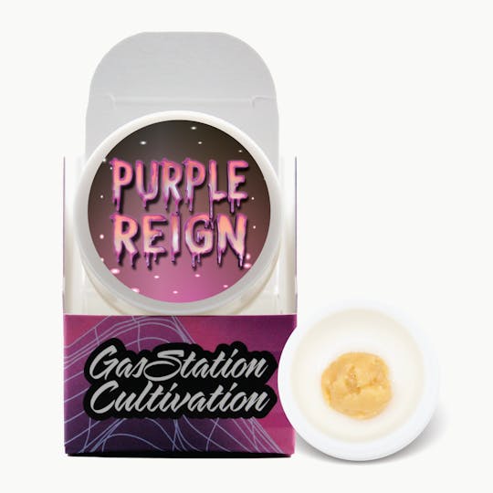 Gas Station Cultivation - Purple Reign Cured Resin Badder 1g - 1