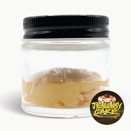 Gas Station Cultivation - Jealousy Cake Cured Resin Badder 14g Baller Jar - 1