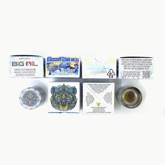 Bear Labs - Blueberry Lemon Haze Budder - 1g - 1