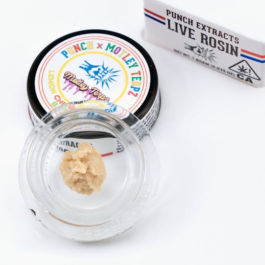 Punch Edibles & Extracts - Lemon Cherry Georgia Tier 4 Live Rosin Cold Cure Badder (1g) - 1