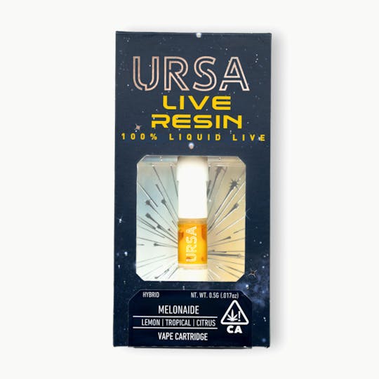 URSA Extracts - Melonaide 0.5G Live Resin Cartridge - 1