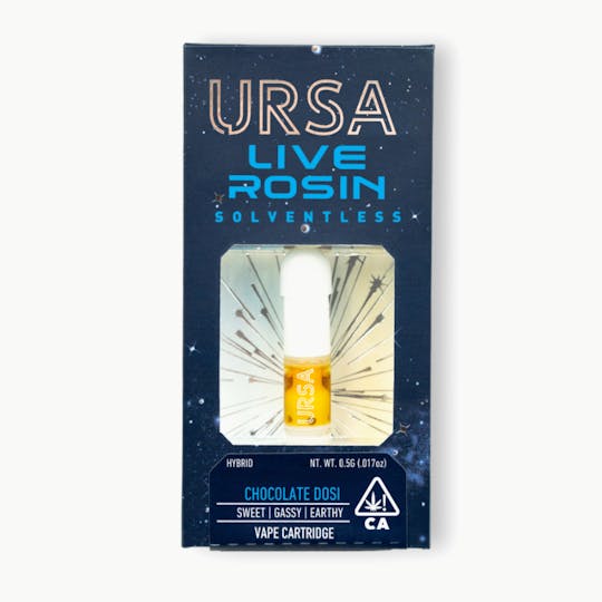 URSA Extracts - Chocolate Dosi 0.5G Live Rosin Cartridge - 1