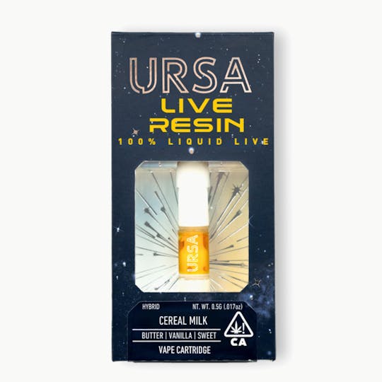 URSA Extracts - Cereal Milk 0.5G Live Resin Cartridge - 1