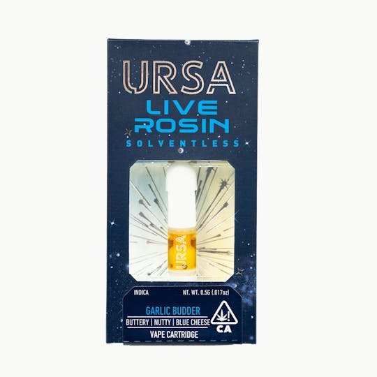URSA Extracts - Garlic Budder 0.5G Live Rosin Cartridge - 1