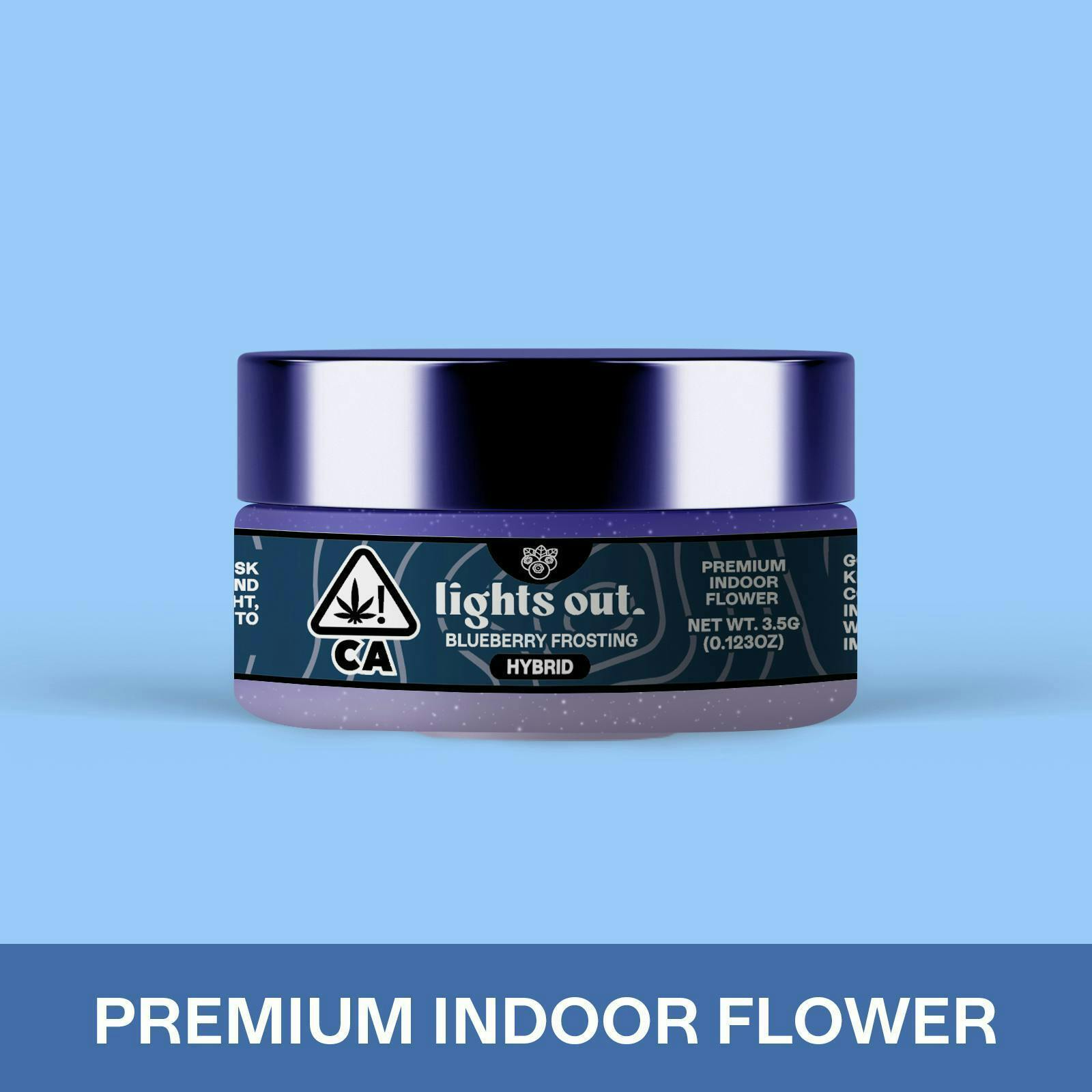 Lights Out - Blueberry Frosting (Hybrid) Flower 3.5g - 1
