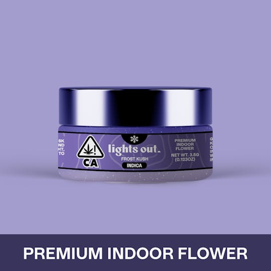 Lights Out - Frost Kush (Indica) Flower 3.5g - 1
