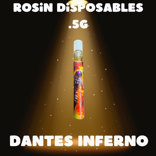 Uniq Pressure - Uniq Pressure .5g Rosin Disposable - Dante's Inferno - 1
