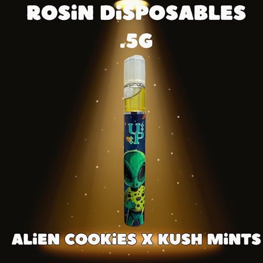 Uniq Pressure - Uniq Pressure .5g Rosin Disposable - Alien Cookies x Kush Mints - 1