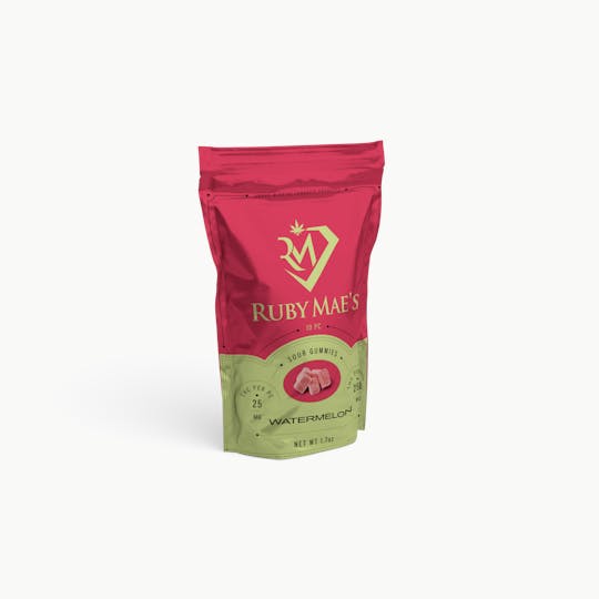 Ruby Mae's - Sour Gummies | Watermelon | 250mg - 1