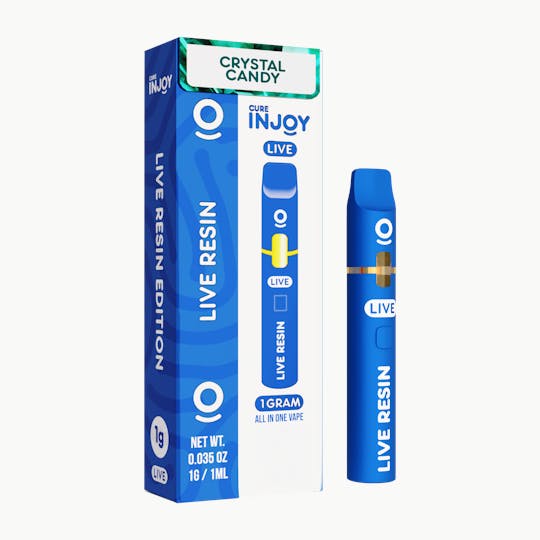 Cure Injoy - Cure Injoy 1g - Live Resin - Crystal Candy - AIO (INDICA) - 1