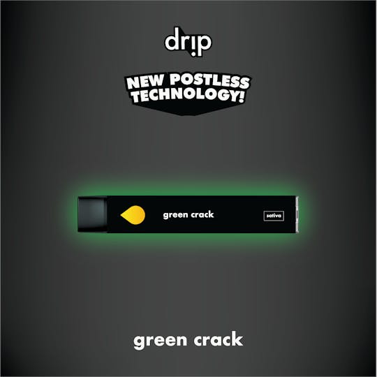 Drip Vapes - Drip 1G All-in-one - Green Crack (Sativa) - 1