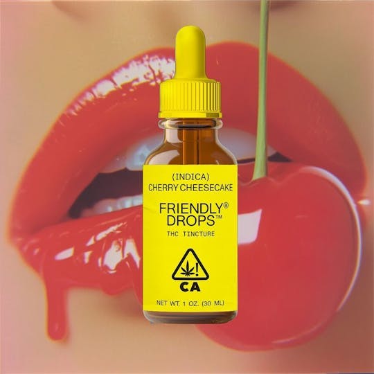 Friendly Brand - Cherry Cheesecake 1000mg Full Spectrum Tincture - 1