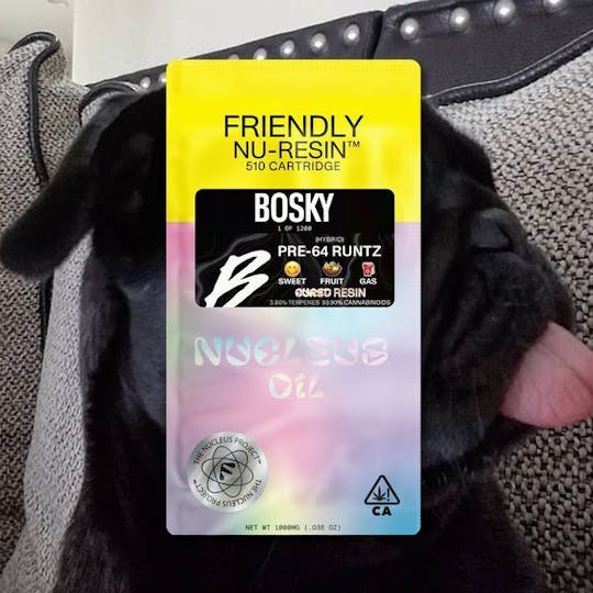 Friendly Brand - Pre 64 Runtz 1g Nucleus Cured Resin 510 Cart - 1