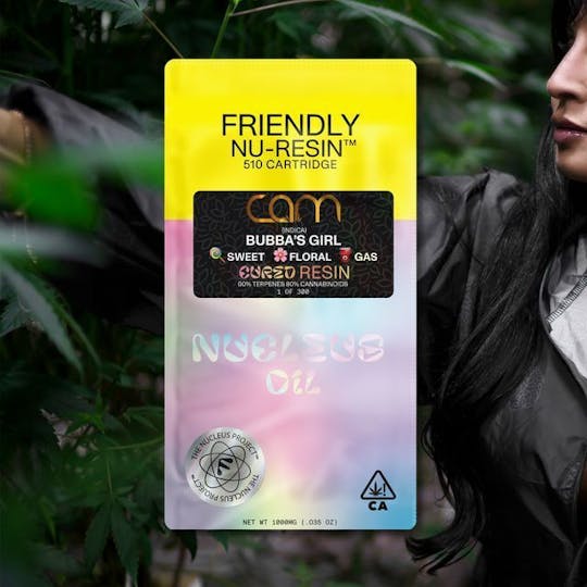 Friendly Brand - Friendly Brand x CAM - Bubba's Girl 1g Nucleus Cured Resin 510 Cart - 1