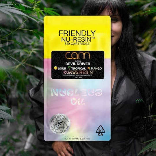 Friendly Brand - Friendly Brand x CAM - Devil Driver 1g Nucleus Cured Resin 510 Cart - 1