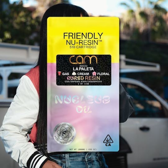 Friendly Brand - Friendly Brand x CAM - La Paleta 1g Nucleus Cured Resin 510 Cart - 1