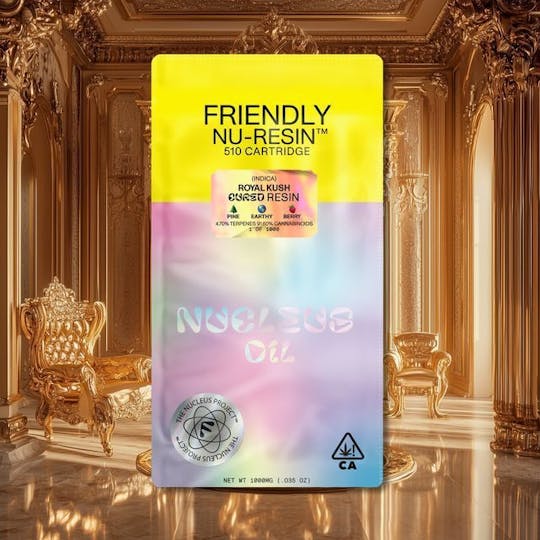 Friendly Brand - Royal Kush 1g Cured Resin Cartridge - 1