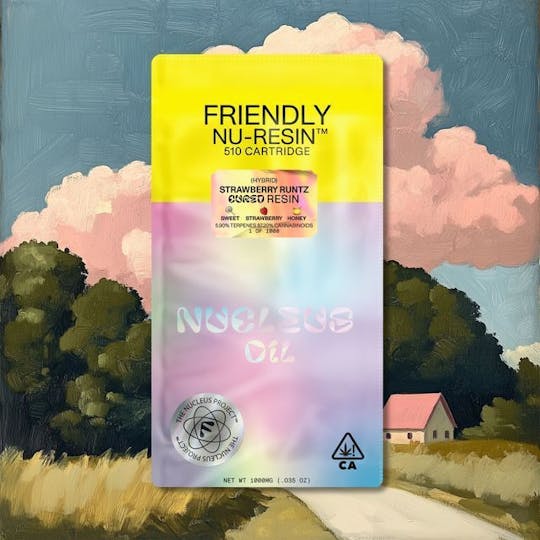 Friendly Brand - Strawberry Runtz 1g Cured Resin Cartridge - 1