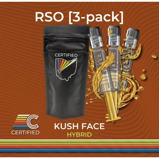 Certified Cultivators - Certified Cultivators | RSO Syringe | Kush Face (3pk) - 1