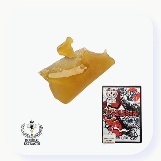 Imperial Extracts - Harlequin (1.0g Shatter-Sativa) by Imperial Extracts - 1