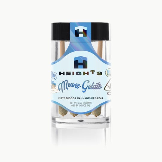 Heights Flower - Heights Mount Gelato- 5 pack mini Pre-rolls (5 X.5g) - 1