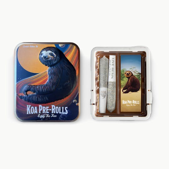 dompen™ & Koa - Koa Doubles - Infused Pre-Rolls .7g (2pk) - Banana Jelly x Ice Cream Cake - 1