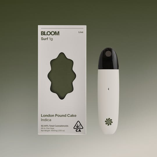 BLOOM - Bloom Live Surf All-In-One 1000mg | London Pound Cake - 1