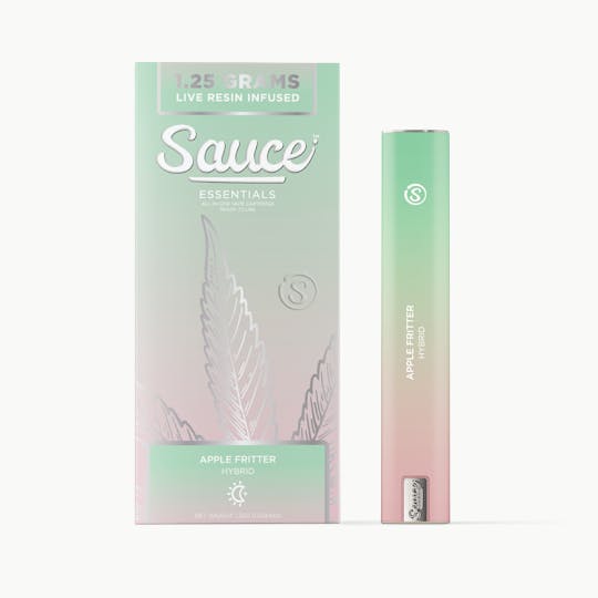 Sauce. - Sauce Essentials - Apple Fritter - 1.25G Live Resin AIO (CA, AZ, OR) - 1
