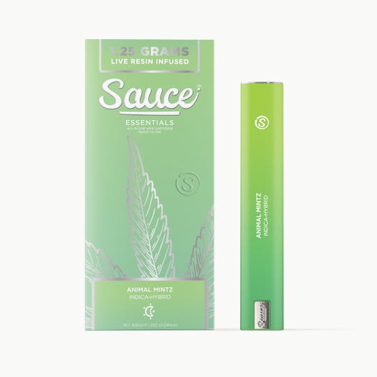 Sauce. - Sauce Essentials - Animal Mintz - 1.25G Live Resin AIO (CA, AZ, OR) - 1