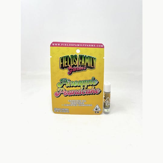 Fields Family Farmz - Pineapple Poundcake 1G Liquified Diamondz THC-A-Cartridge - 1
