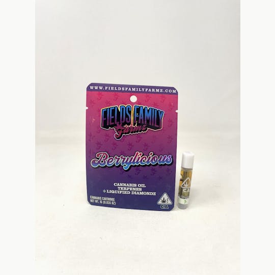 Fields Family Farmz - Berrylicious 1g Liquified Diamondz THC-A-Cartridge - 1